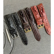 Orient watch strap with crocodile leather, size 18mm, 20mm, 22mm, comes with accessories, other stai
