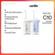 Vastore     Usmile C10 Portable Dental Flosser | ComfyStream | 95 Days Batter Life | 4 Modes | IPX7 