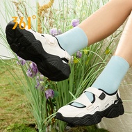 Giày vuốt dễ thương 361 độ-Dép nữ Mary Jane Dép lê đi biển Giày thể thao thoáng khí chống trượt nhà 