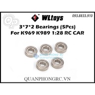 Bộ vòng bi xe RC của WLtoys K969 K989 3 * 7 * 2 (5 chiếc / bộ)