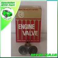 NW Engine Valve (Dokuro Japan) for Perodua Kelisa Kenari Viva Myvi 1.0 (Exhaust & Intake) NW
