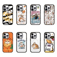 CASETi Phone Case Co-Branded Bu2ma Cute Fat Tiger Father Son Money Fortune Suitable for iPhone16Pro 