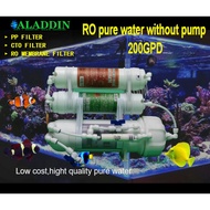 RO Water DIY 200GPD / RO Pure Water Without Pump , Can use for Water Dispenser or Aquarium water fil