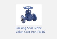 แพ็คกิ้งโกล์บวาล์ว เหล็กหล่อ PN16 ขนาด 1-6 (Cast Iron Packing Seal Globe Valve PN16)