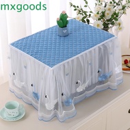 MXGOODS Microwave Dust Cover, Rectangle Dust Proof Oven Cover, Household Yarn Edge Insulated Pastoral Style Tablecloth Kitchen Appliances