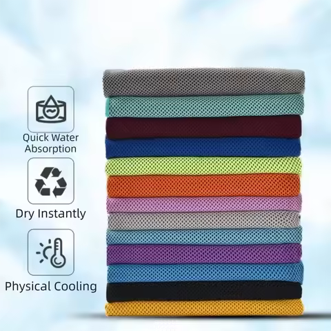 Breathable Cooling Towel Quick Drying Lightweight Ice Wipes Sunstroke Prevention Ultra Soft Yoga Swi