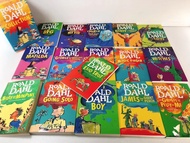 【จัดส่งจากกรุงเทพ】Roald Dahl Collection กล่องหนังสือ 20 เล่มต่อชุด (ปกอ่อน) หนังสือนิทานอ่านภาษาอังก