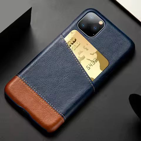 Credit Card Case Vintage PU Leather Wallet Case For iPhone 13 11 12 Pro Max iPhone 13 mini XR SE 202