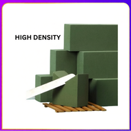 SPAN BUNGA TAK BERHABUK/ SPAN KERING/ FLOWER FOAM/ FLORAL FOAM/ SPAN PUTIH/ SPAN BOUQUET/ SPAN HIJAU
