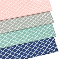 Kain Comb Cotton Corak Abstrak (Bidang 60”) / Geometry Abstract Arabic Lantern Design Combed Cotton 