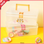 Korea Daiso Disney Chip&Dale Chip and Dale Storage Box Handled Storage Box