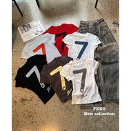 T-shirt number 7, medium form, simple but hot 1349, QC product, freesize