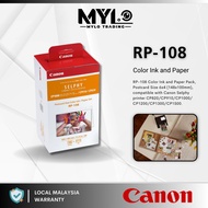 Canon RP108 Ink & Paper Pack Postcard 6x4 Size (148x100MM)