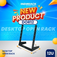 DOR12 Desktop Open Rack 12U Depth 290mm INDORACK Desk Server Rack