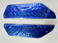 แผ่นวางเท้าแยกชิ้น อลูมิเนี่ยม สีน้ำเงิน สำหรับรถรุ่น Zoomer-x อะไหล่แต่ง รับประกันของแท้ Honda เบิ