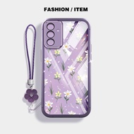 Small Fresh Flowers Shockproof Phone Case for Samsung Galaxy A56 A36 A26 M56 M16 M15 M35 M55 M14 M34