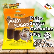 Dapur Desa HALAL Palm Sugar Granular / Coconut Palm Sugar Powder / Gula Melaka Pasir (Hancur/ Kisar/