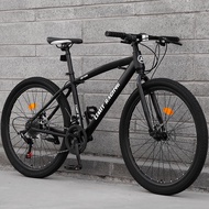 จักรยานเสือภูเขาพับได้ 26 นิ้ว 24 สปีด จักรยานล้อโต กีฬาจักรยาน จักรยานผู้ใหญ่ โครงเหล็กคาร์บอนสูง