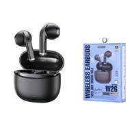 Remax หูฟังไร้สายบลูทูธ กีฬาลดเสียงรบกวน Wireless Earphone สำหรับดนตรี W26