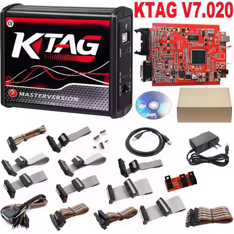 Best V2.25 KTAG EU Online Version Firmware V7.020 K-TAG Master with Red PCB No Tokens Limitation