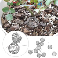 CHAMPIONO 10pcs Bonsai Baskets, Small Plant With Spikes Gardening Fertilization Baskets, Fertilizer 