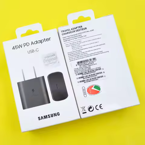 Samsung 45W Super Fast Charger Usb Type C Cargador Adapter For Galaxy S26 S25 S24 S23 S22 Ultra A57 