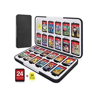 Switch game card case can store 24 Switch cards &amp; 24 SD memory cards Switch soft case storage box