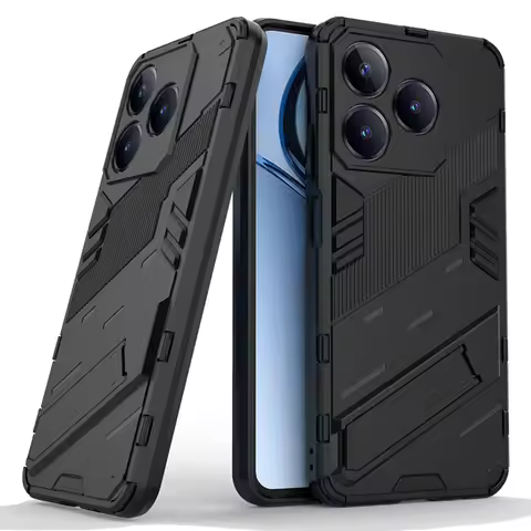 Phone Holder Case For Realme C61 Case Bumper Anti-knock Armor Full Back Cover For Realme C61 Case Fo