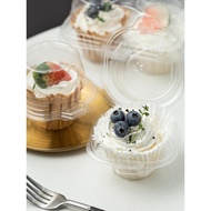 Transparent Transparent Blister Paper Cupcake Packaging Box 1 Piece 2 Pieces Muffin Cupcake Packagin