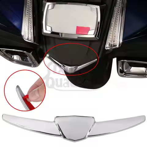 Motorcycle Accessories Front Fender Tip Trim ABS Plastic Chrome Fit For Honda Gold Wing GL 1800 Tour