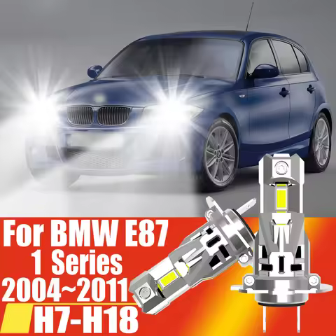 2pcs High Power H7 Led Headlight Canbus No Error H18 Car Bulb 6000K White Light Moto Diode Lamp 12v 