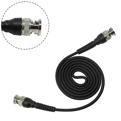 BNC Q9 Male To Male Plug Oscilloscope Test Cable Wire 50 Ohm 3.3ft Impedance Coaxial Cable Cord 100c