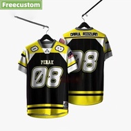 BAJU NFL PERAK PREMIUM JERSEY LYCRA 2026 Men's T-shirt Short Sleeve Retro Neck Virus Shirt Tiktok Ne