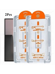 2PC Tempered Glass For Realme GT 8 7 7T GT7 GT8 Dust-free Installation Film Screen Protector For Rea