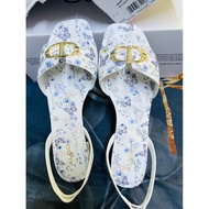 ALDO BUTTERFLY BLUE WHITE HEELS
