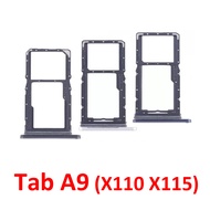 For Samsung Galaxy Tab A9 8.7" X110 X115 Phone SIM Chip Micro SD Card Tray Holder Slot Pocket Black 