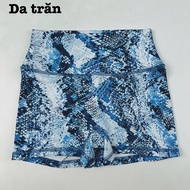Quần Short Nữ Hoạ Tiết Tập Gym Yoga Aerobic Pilates Chạy Bộ Tập Thể Thao