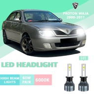 2PCS FOR Proton waja 2000-2011-H1 LED Super Bright Hi/Lo Beam Headlamp Lamp LED Headlight Bulb White