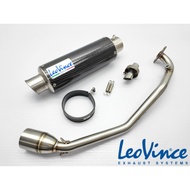 LeoVince Exhaust Honda ADV160 Ekzos Full System Stainless Steel Tabung Muffler ADV 160 Motor Accessories Visor ETC036