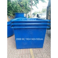 Thùng chữ nhật nuôi cá cao cấp ( 2000 lít1100 lít1000 lít750 lít500 lít300 lít