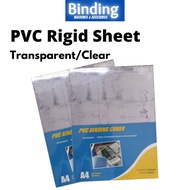 A4 Size Binding cover PVC Rigid Sheet /Transparent PVC Cover A4