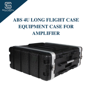 ABS 4U Long Flight Case Equipment Case For Amplifier / Wireless Mic