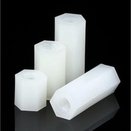 HEXA SPACER M3x6 Nylon Spacer Hex 6mm With fine thread inside