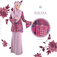 Bella Ammara Dayana Kurung (Batik Edition) | Baju Kurung Doll Cutting | Baju Kurung Moden | Baju Kur
