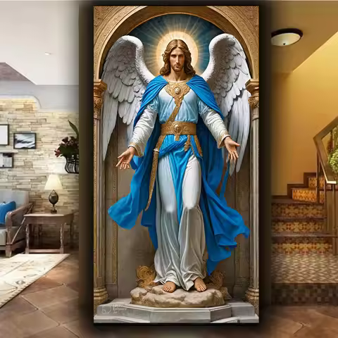 St. Michael the Archangel Diy diamond Mosaic art Full Square Round Diamond painting Big Size New 202