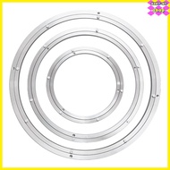 【】Aluminum Alloy Dining Table Turntable Base Round Table Glass Turntable Base