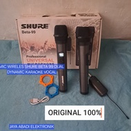 H31 NEW TREN free baterai frekuensi uhf buku panduan Microphone Wireles Resiver Mini BETA 99 MIK MI