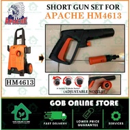 APACHE HM4613 HIGH PRESSURE WATERJET TURBO SPRAY GUN NOZZLE REPLACEMENT SHORT GUN SET FOR HM3709 HM4