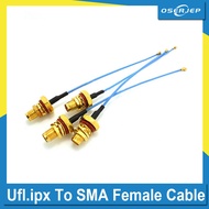 2PCS Ufl To SMA Female Bulkhead O-ring Pigtail Cable 1.37mm 15cm for MINI PCI Pigtail Cable