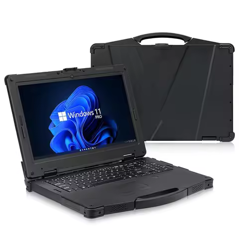15.6" Rugged Laptop Windows 11 Pro Intel i5-1135G7 Heavy Duty Laptop Wi-Fi 6 4G LTE Rugged Computer 
